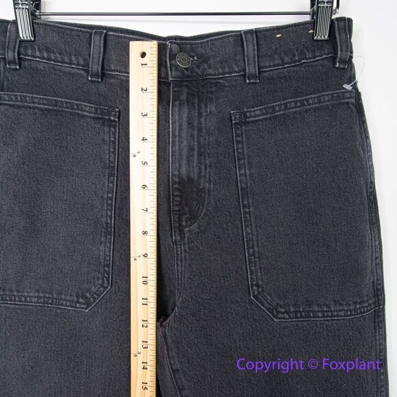 New! Madewell The '90s Straight Utility Jean in camplin wash, size 28 - Picture 6 of 16